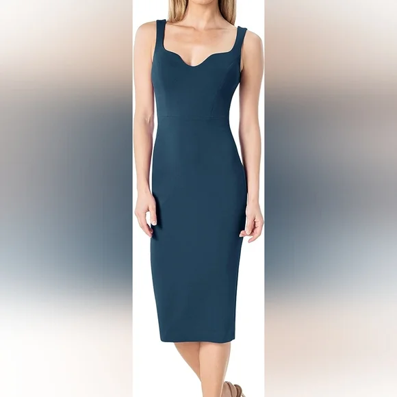 Dress the Population | Dresses | Dress The Population Midi Sloane Cocktail  Dress | Poshmark